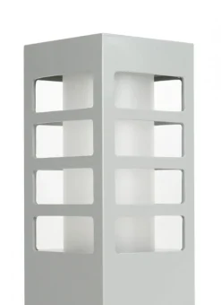 Sale SU-MA Außenlampe in Silber 25cm klein wetterfest IP54