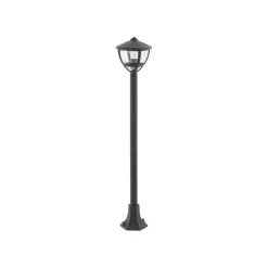 Nowodvorski Außenlampe IP44 100 cm Schwarz Aluminium Modern E27* Metall Lampen|Wegeleuchten