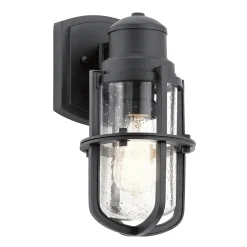 Elstead Außenlampe IP44 Schwarz E27 Maritim Wand LERA* Rustikale Lampen|Maritime Lampen