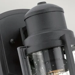 Elstead Außenlampe IP44 Schwarz E27 Maritim Wand LERA* Rustikale Lampen|Maritime Lampen