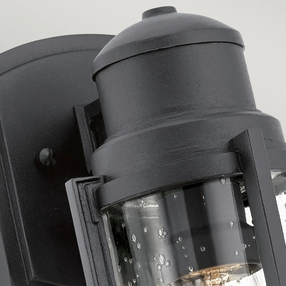 Elstead Außenlampe IP44 Schwarz E27 Maritim Wand LERA* Rustikale Lampen|Maritime Lampen