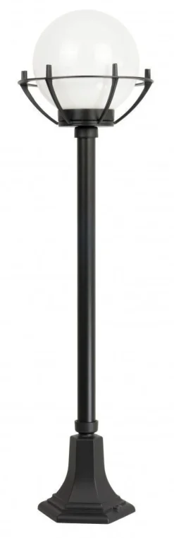 Best SU-MA Außenlampe Kugel Schirm 102cm Schwarz Weiß E27