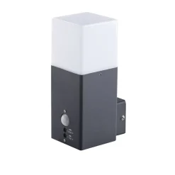 Kanlux Außenlampe mit Bewegungsmelder Anthrazit E27 IP44 Wand* Moderne Lampen|Moderne Außenleuchten