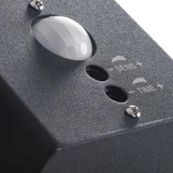 Kanlux Außenlampe mit Bewegungsmelder Anthrazit E27 IP44 Wand* Moderne Lampen|Moderne Außenleuchten