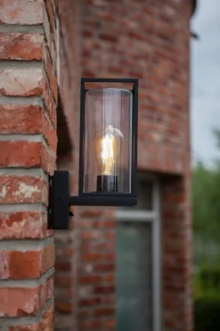 New Eco-Light Außenlampe mit Bewegungsmelder Anthrazit IP44 ELLAYINA