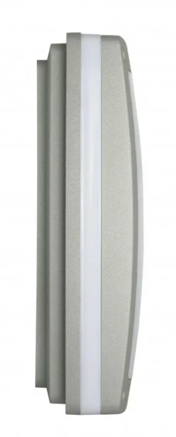 SU-MA Außenlampe MOLEN in Silber blendarm 2x E27 IP44* Außenwandleuchten|Moderne Außenleuchten