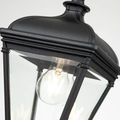 Elstead Außenlampe Schwarz B: 18 cm H: max. 141,2 cm E27* Metall Lampen|Vintage Lampen