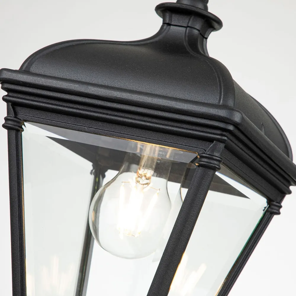 Elstead Außenlampe Schwarz B: 18 cm H: max. 141,2 cm E27* Metall Lampen|Vintage Lampen