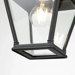 Elstead Außenlampe Schwarz B: 18 cm H: max. 141,2 cm E27* Metall Lampen|Vintage Lampen