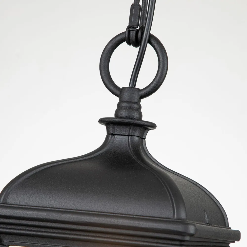 Elstead Außenlampe Schwarz B: 18 cm H: max. 141,2 cm E27* Metall Lampen|Vintage Lampen