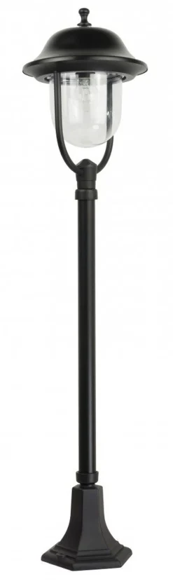 Best SU-MA Außenlampe Schwarz 117cm IP43 E27 wetterfest