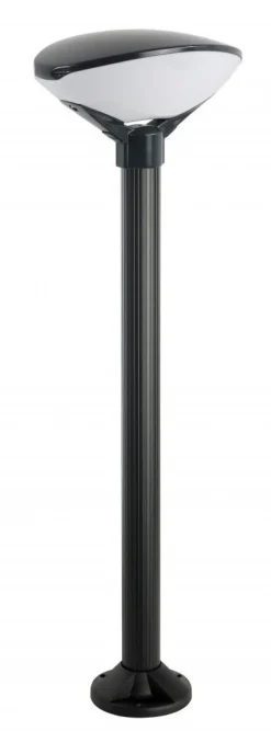 SU-MA Außenlampe Schwarz Weiß 119cm IP54 PASSART* Metall Lampen|Wegeleuchten