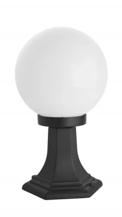 Online SU-MA Außenlampe Schwarz Weiß Kugelschirm 36cm E27