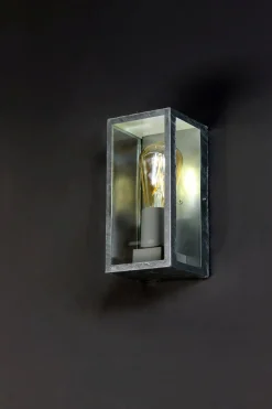 Eco-Light Außenlampe Vintage Aluminium in Zink B:11,5 cm IP44 E27