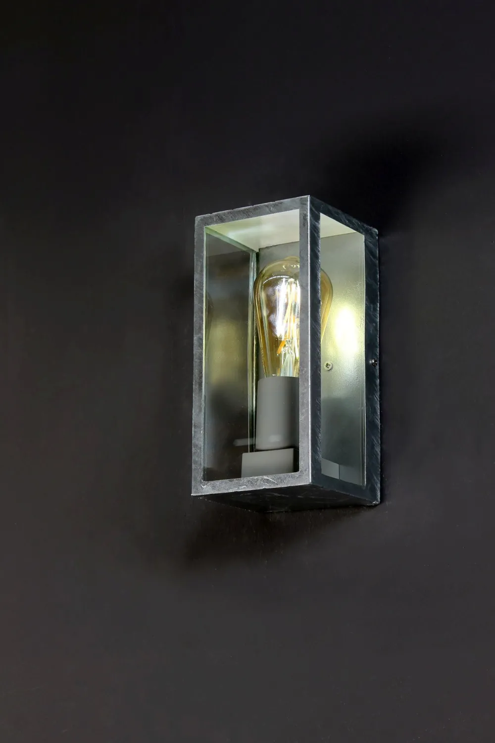 Eco-Light Außenlampe Vintage Aluminium in Zink B:11,5 cm IP44 E27