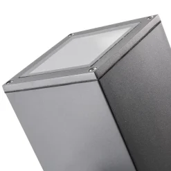 Hot Kanlux Außenlampe Wand Anthrazit E27 Aluminium Glas MAIRI