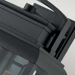 Elstead Außenlampe Wand E27 IP44 45,7 cm hoch Glas Aluminium* Metall Lampen|Vintage Lampen