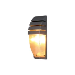 Nowodvorski Außenlampe Wand E27 IP44 Graphit Aluminium Modern Eingang* Außenwandleuchten|Moderne Außenleuchten