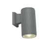 Searchlight Außenlampe Wand IP54 Downlight E27 Grau Glas Aluminium* Metall Lampen|Fassadenstrahler