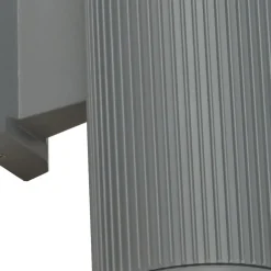 Searchlight Außenlampe Wand IP54 Downlight E27 Grau Glas Aluminium* Metall Lampen|Fassadenstrahler