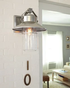 Elstead Außenlampe Wand IP44 E27 Glas Maritim Terrasse Haus* Außenleuchten Antik|Außenwandleuchten