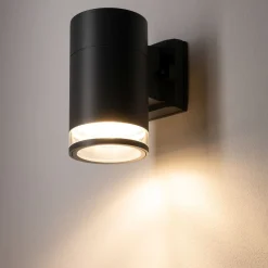 Nowodvorski Außenlampe Wand IP44 E27 Graphit Downlight Eingang* Außenwandleuchten|Metall Lampen