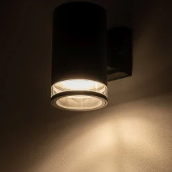 Nowodvorski Außenlampe Wand IP44 E27 Graphit Downlight Eingang* Außenwandleuchten|Metall Lampen