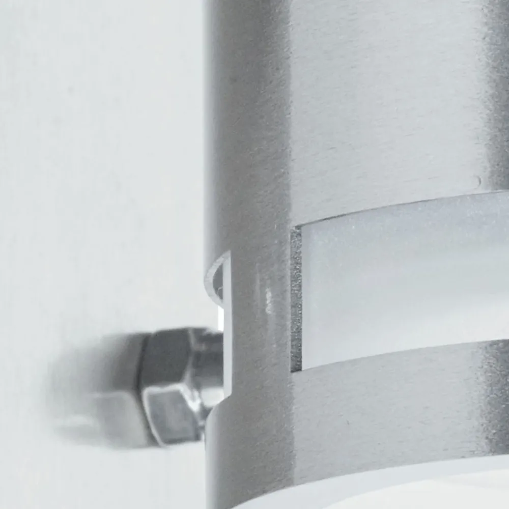 Discount Searchlight Außenlampe Wand IP44 mit Bewegungsmelder GU10 Stahl