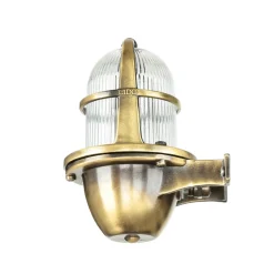 Lido Außenlampe Wand Mesisng Glas massiv rostfrei* Rustikale Lampen|Metall Lampen