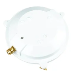 Online Lido Außenlampe Weiß Messing Glas Ø 21 cm E27 IP64 SERIFOS