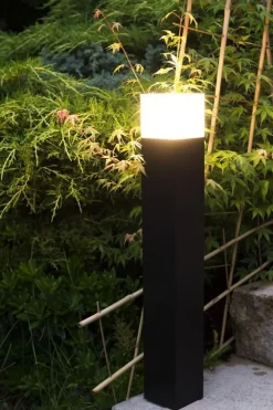 Clearance SU-MA Außenleuchte Anthrazit IP44 Modern eckig E27