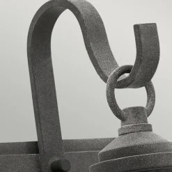 Best Elstead Außenleuchte Antik Aluminium Glas IP44 Rustikal E27