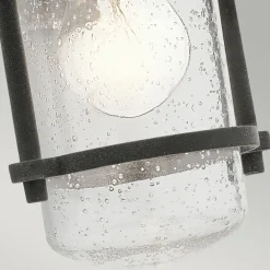 Best Elstead Außenleuchte Antik Aluminium Glas IP44 Rustikal E27