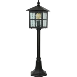 SU-MA Außenleuchte BAARLE 76cm Schwarz IP43 Aluminium* Rustikale Lampen|Metall Lampen