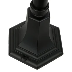 SU-MA Außenleuchte BAARLE 76cm Schwarz IP43 Aluminium* Rustikale Lampen|Metall Lampen