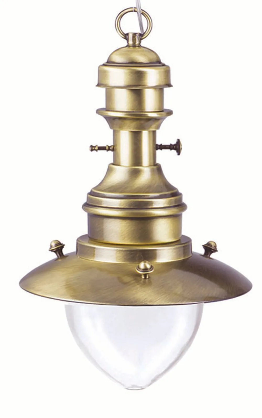 Lido Außenleuchte Balkon Messing Glas wetterfest IP43* Außenleuchten Antik|Außenleuchten Messing