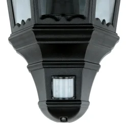 Elstead Außenleuchte Bewegungssensor Schwarz Schmiedeeisen* Vintage Lampen|Rustikale Außenleuchten