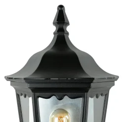 Elstead Außenleuchte Bewegungssensor Schwarz Schmiedeeisen* Vintage Lampen|Rustikale Außenleuchten