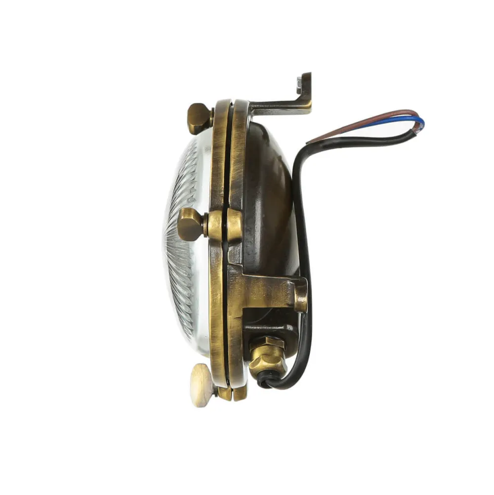 Sale Lido Außenleuchte Bullauge G9 Ø 14 cm Messing Glas