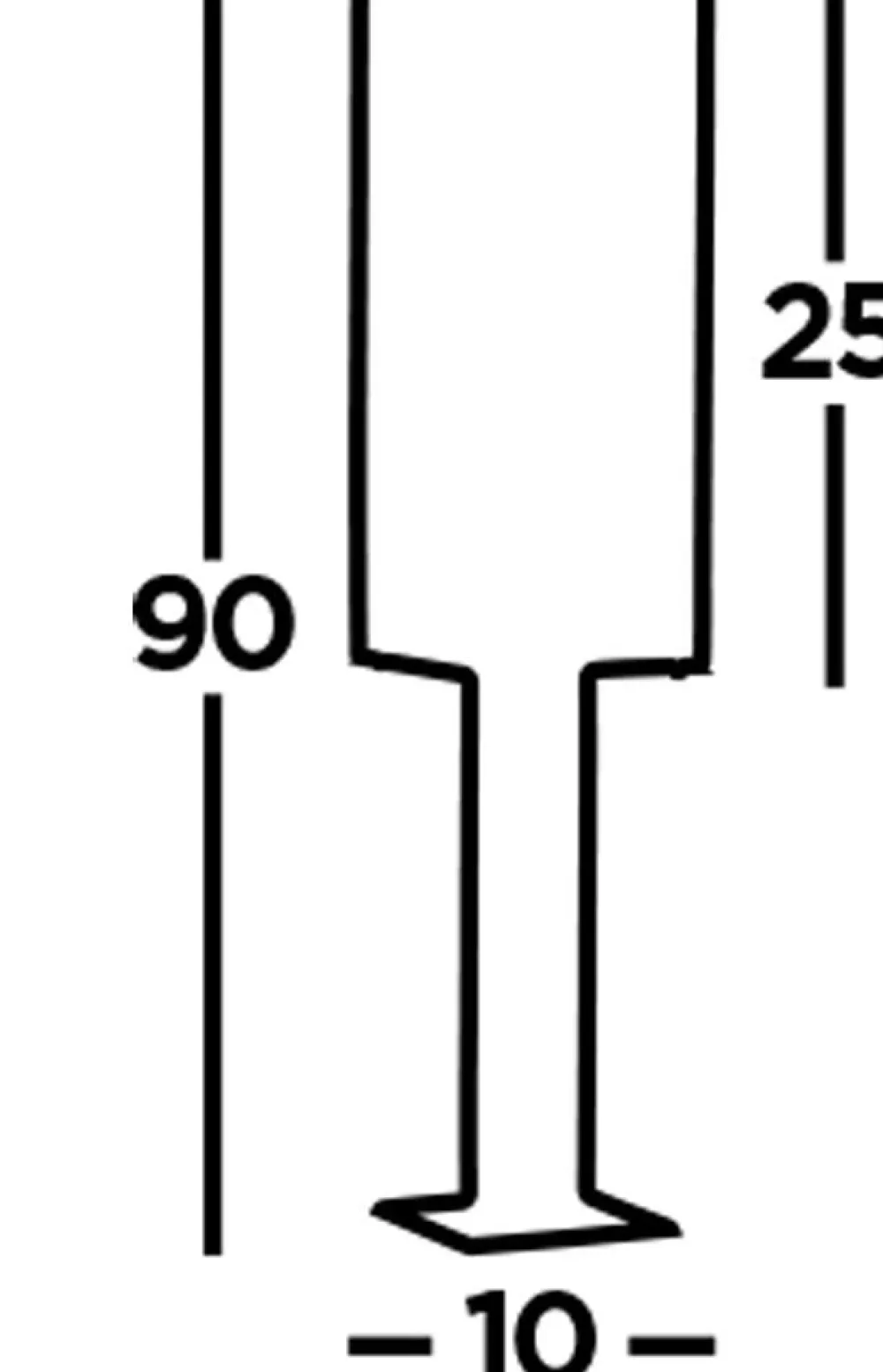 Searchlight Außenleuchte Edelstahl Glas IP44 E27 90 cm Schwarz* Metall Lampen|Wegeleuchten