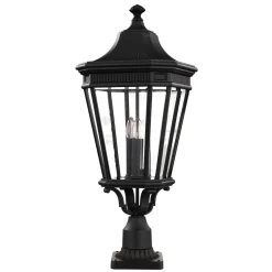 Elstead Außenleuchte Garten Terrasse Schwarz IP44 78cm hoch* Außenleuchten Antik|Gartenlaternen