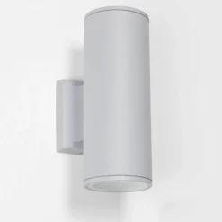 Outlet Easylight Außenleuchte Grau Up Down Aluminium Glas Fassade Haus