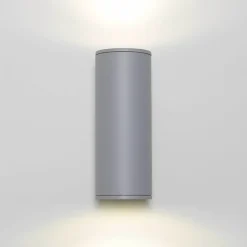 Outlet Easylight Außenleuchte Grau Up Down Aluminium Glas Fassade Haus