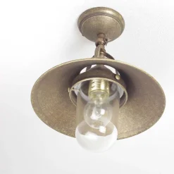 Giovanni Battista Außenleuchte in Bronze Antik aus Messing Glas* Metall Lampen|Messinglampen