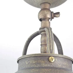 Giovanni Battista Außenleuchte in Bronze Antik aus Messing Glas* Metall Lampen|Messinglampen