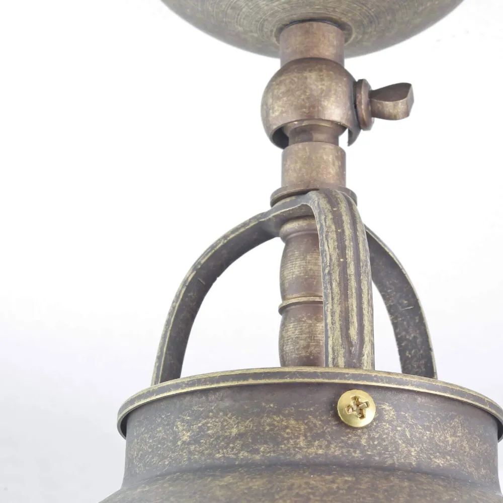 Giovanni Battista Außenleuchte in Bronze Antik aus Messing Glas* Metall Lampen|Messinglampen