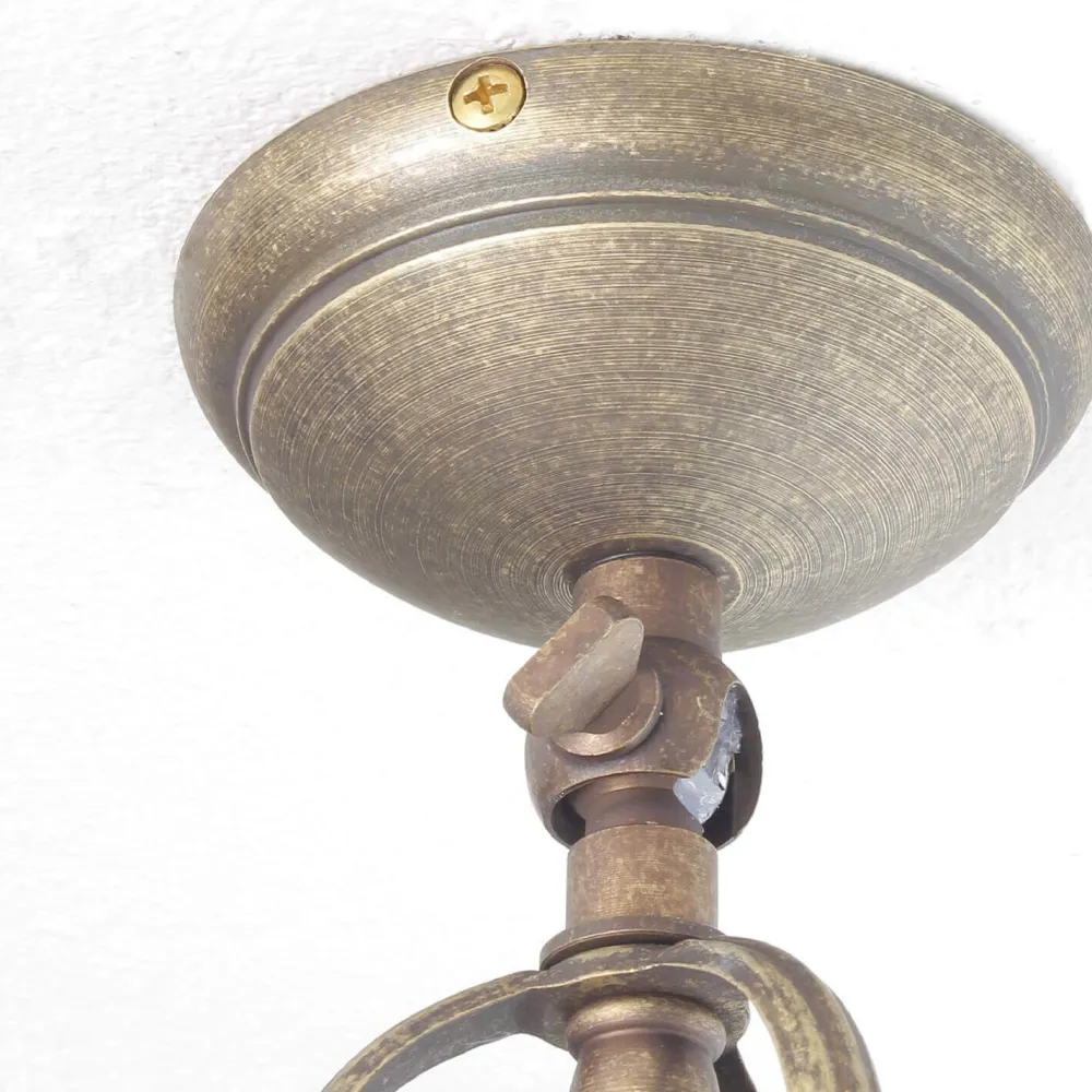 Giovanni Battista Außenleuchte in Bronze Antik aus Messing Glas* Metall Lampen|Messinglampen