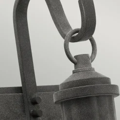 Elstead Außenleuchte IP44 Aluminium Regenglas Rustikal E27* Außenleuchten Antik|Außenwandleuchten