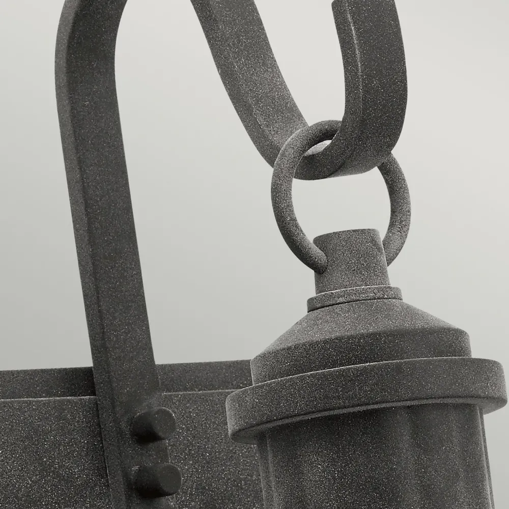 Elstead Außenleuchte IP44 Aluminium Regenglas Rustikal E27* Außenleuchten Antik|Außenwandleuchten