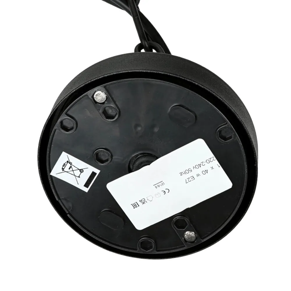 New Elstead Außenleuchte IP44 E27 Schwarz Glas Edelstahl Maritim